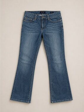 Seven7 Bootcut Jeans Size 6 Medium Wash Stretch Denim Mid Rise
